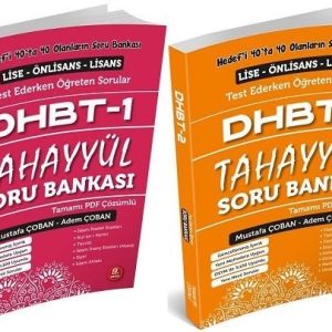 TAHAYYÜL DHBT İKİ CİLT SORU BANKASI