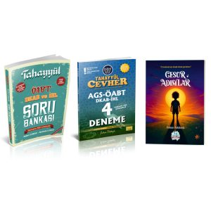 Tahayyül Öabt soru bankası + cevher beş deneme + cesur adımlar